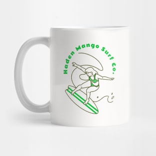 Sponsored Surf Girl Wave Riding Mug